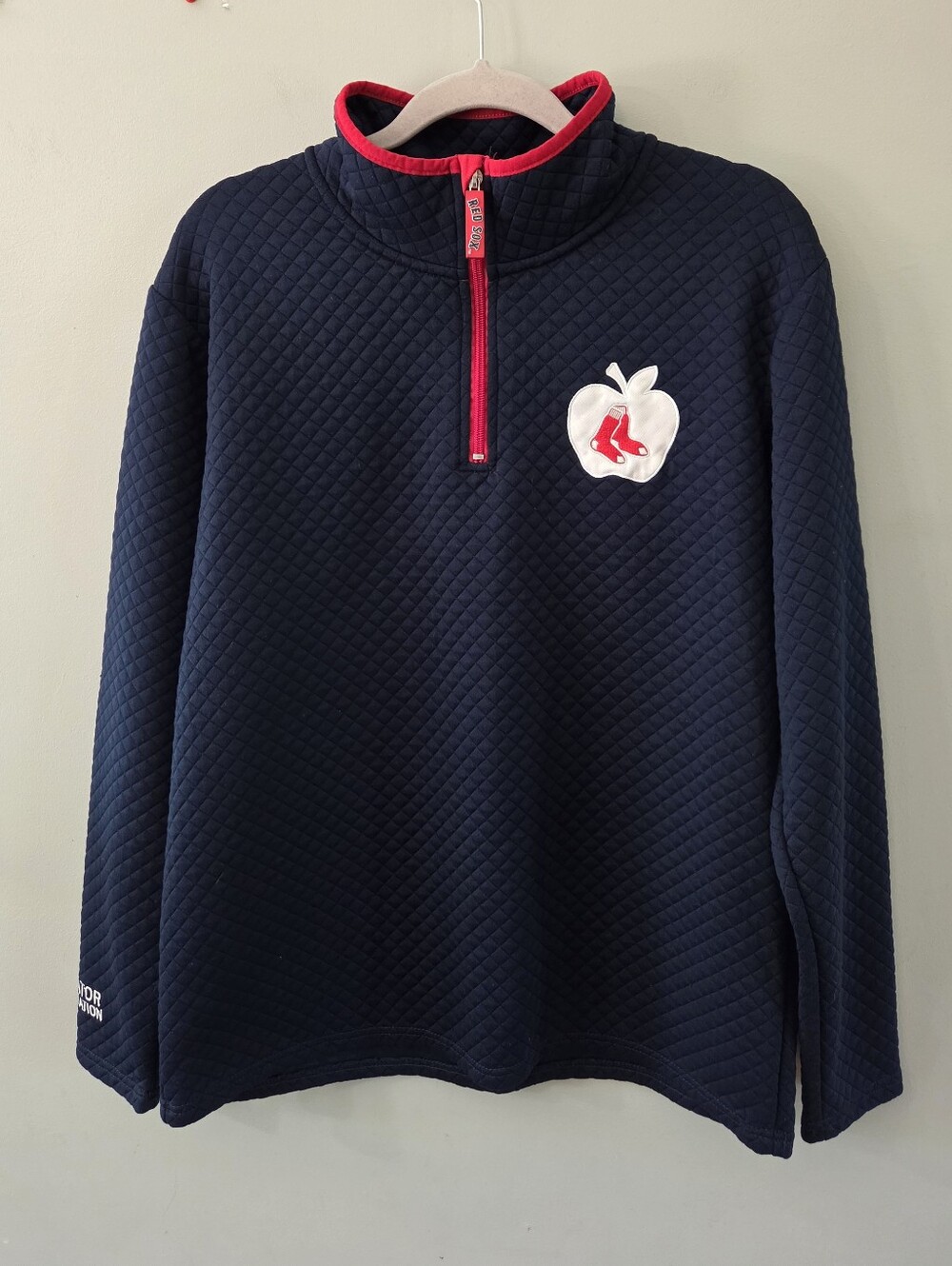 BOSTON RED SOX EDUCATOR APPRECIATION NIGHT 1/4 ZIP PULLOVER  SIZE UNISEX MEDIUM